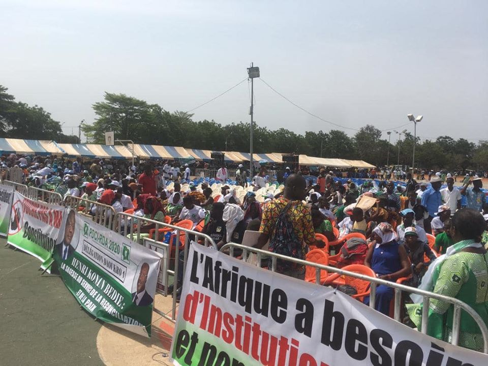 Meeting opposition ivoirienne à Yamoussoukro ce 15 mars YECLO