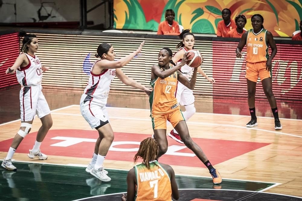 Afrobasket dames 2021 la Côte dIvoire vs Nigeria YECLO