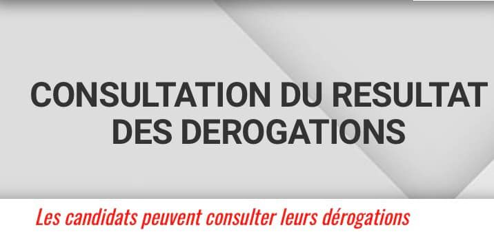 Concours Administratifs R Sultats Des D Rogations Yeclo