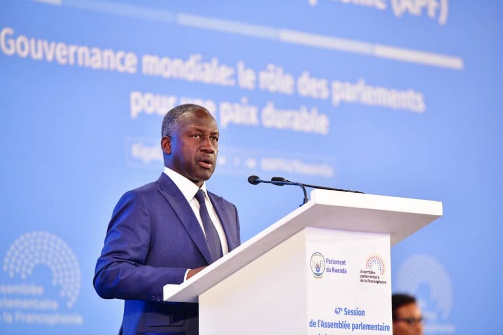 Adama Bictogo à la 145è Assemblée de l UIP à Kigali la Côte dIvoire