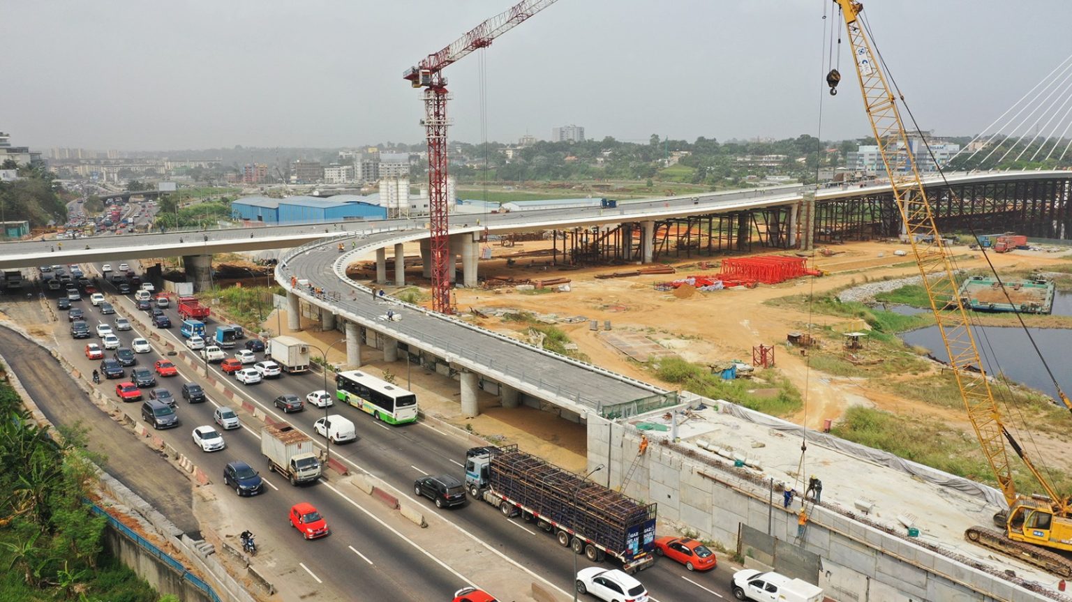 Le Pont de la Baie de Cocody ouvert à la circulation en avril 2023