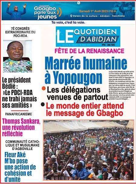 Titrologie Mars Revue De La Presse Ivoirienne Ppa Ci Le