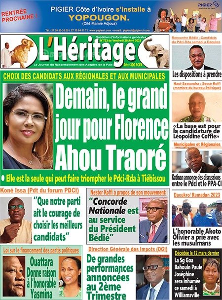 Titrologie 28 Avril 2023 Revue De La Presse Ivoirienne Le PPA CI De