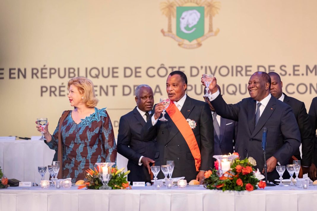 Denis Sassou N Guesso élevé à la Dignité de Grand Croix de l Ordre