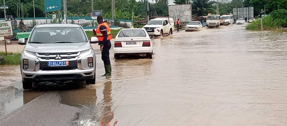 Pluies à Abidjan ce 16 avril Inondations à Abobo YECLO