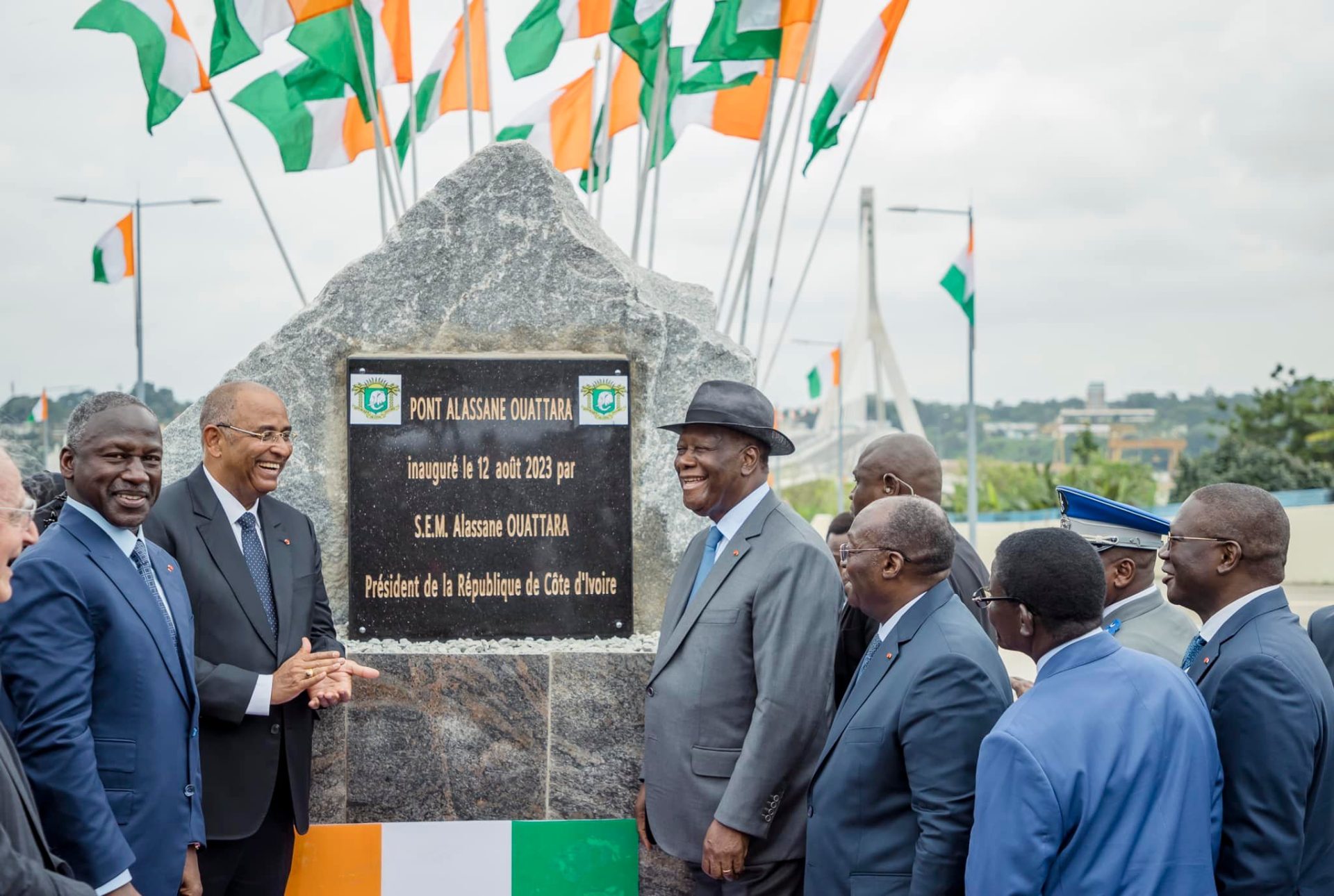 Pont Alassane Ouattara Retour En Images Sur La Mise En Circulation Du