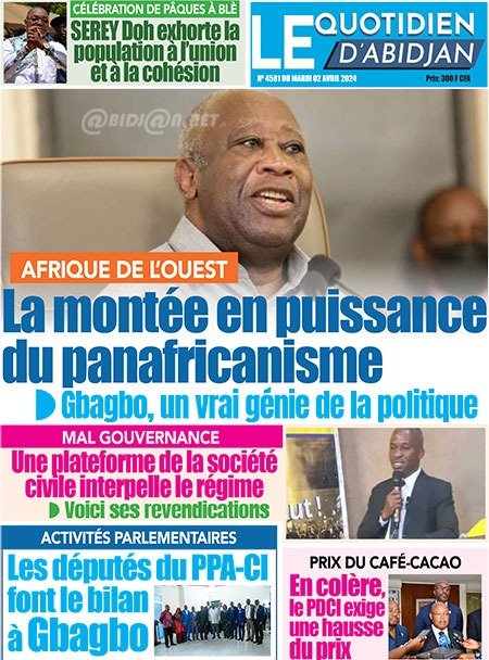 Titrologie Avril Revue De La Presse Ivoirienne Yeclo