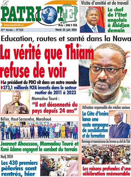 Titrologie 25 Juin 2024 Revue De La Presse Ivoirienne YECLO