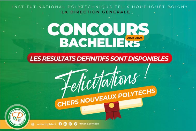 R Sultats Inp Hb Concours Bacheliers Liste Des Admis Yeclo