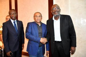 Sidy Diallo, président de la FIF et le président de la CAF