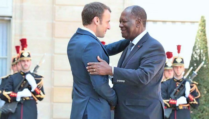 Alassane Ouattara a été reçu à l'Elysée par Emmanuel Macron, ce vendredi 20 avril 2018