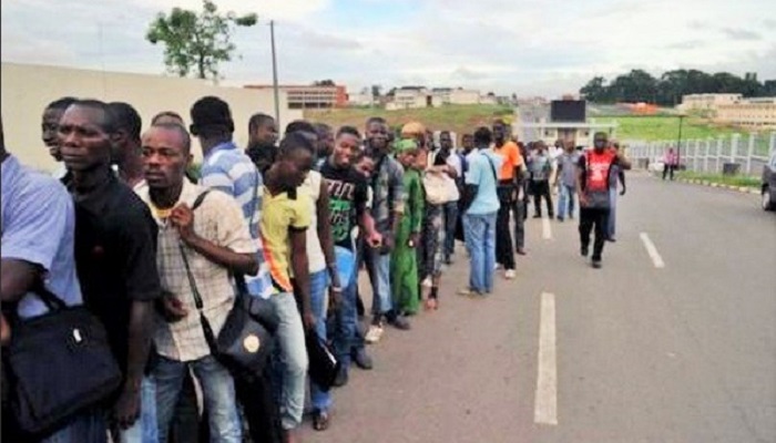 Jeunes demandeurs d'emploi en Côte d'Ivoire