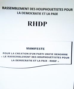 Projet de manifeste du parti unifié