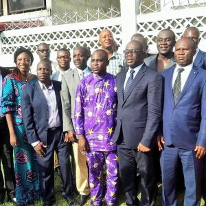 Siaka Ouattara et des membres de la direction du MFA