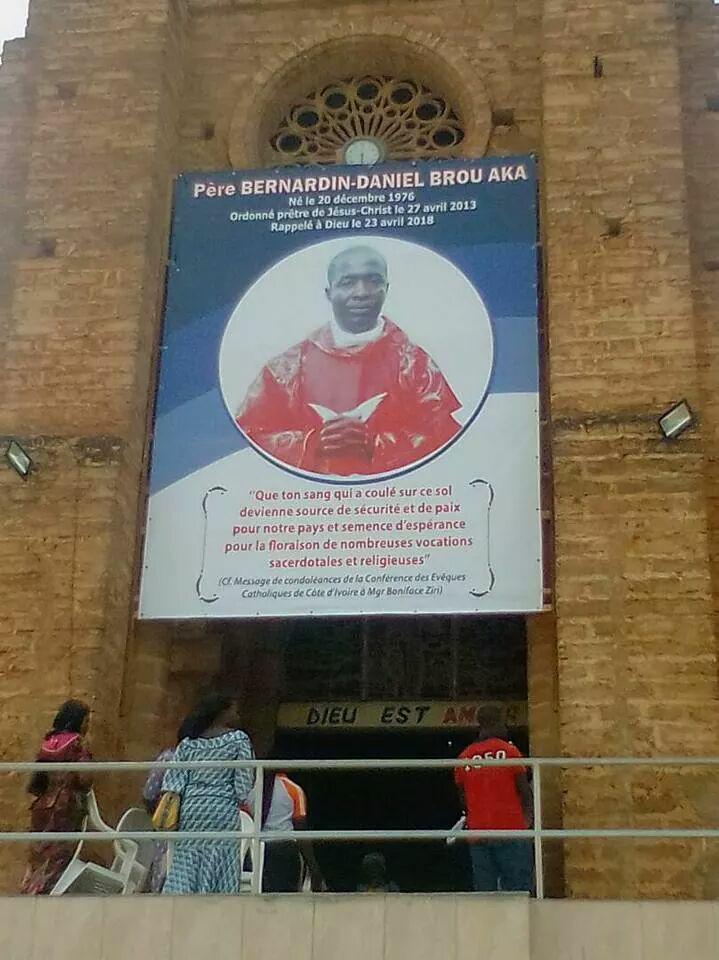 l'Abbé Bernardin Aka Brou repose désormais à Abongoua