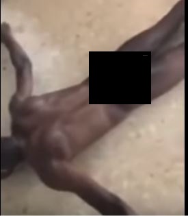 Image extraite de la vidéo postée sur les réseaux sociaux par l'artiste
