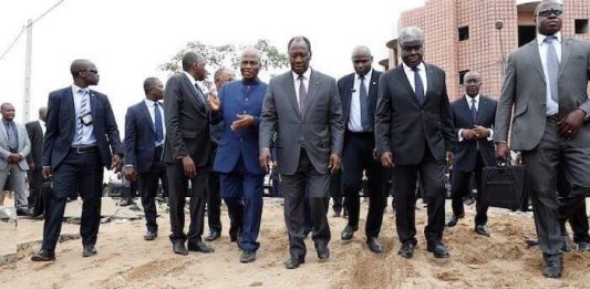 Alassane Ouattara a rendu visite à des familles sinistrées ce jeudi 21 juin 2018