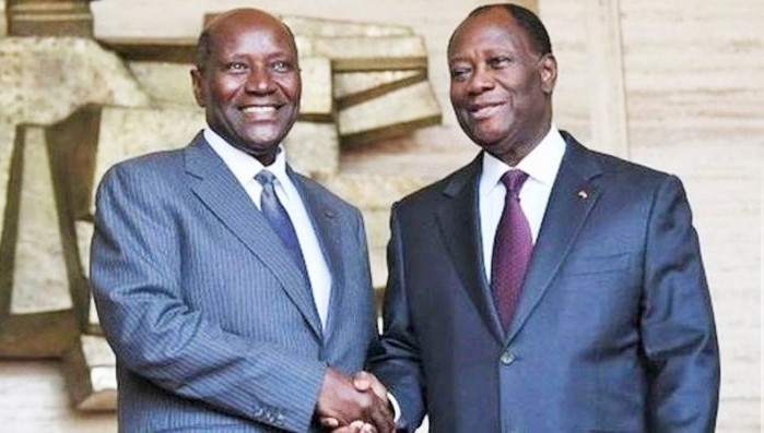 Alassane Ouattara et Daniel Kablan Duncan