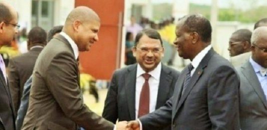 Jean-Louis Billon et Alassane Ouattara