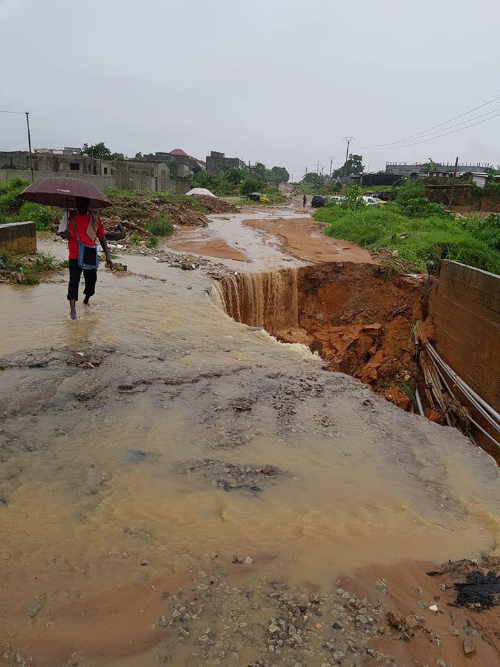 Les inondations de ce jour ont causé d'énormes dégâts à Abidjan