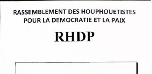 Les Statuts cachés du Parti unifiés RHDP