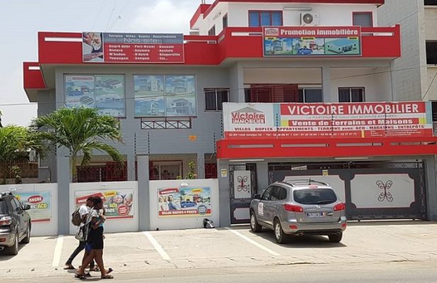 Le siège de Victoire Immobilier à Angré 8è tranche (Cocody)