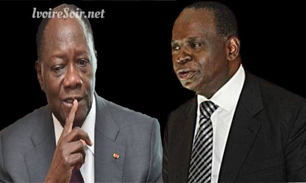 Alassane Ouattara et Noël Akossi Bendjo