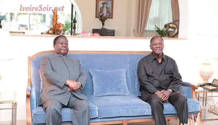 Henri Konan Bédié et Alassane Ouattara se sont entretenus ce mercredi 8 août 2018