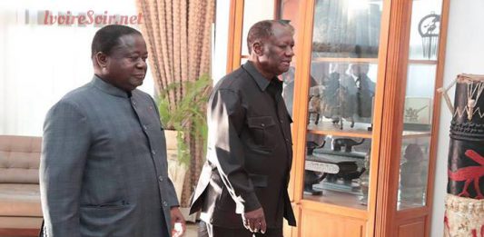 Henri Konan Bédié et Alassane Ouattara se sont rencontrés ce mercredi 8 août 2018