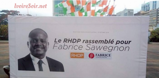 Fabrice Sawegnon candidat RHDP Plateau