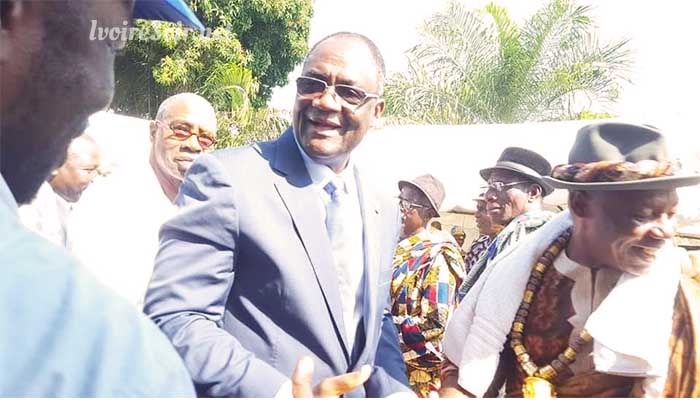 Maurice Kakou Guikahué chez Simone Gbagbo le jeudi 30 août 2018