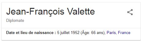 Jean-François Valette a 66 ans et va à la retraite, contrairement au triomphalisme des milieux RDR sur son vrai-faux débarquement
