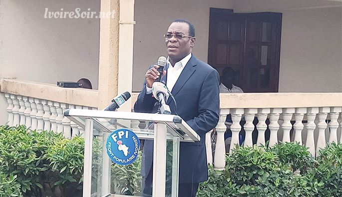 Pascal Affi N'Guessan, le samedi 1er septembre 2018 à Abidjan