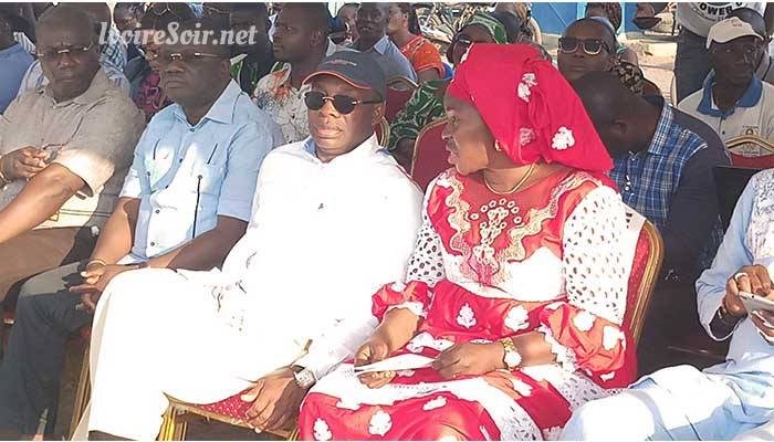 Le ministre Siandou Fofana et Madame Camara Mariam