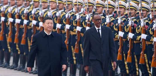 Xi Jinping et Paul Kagamé