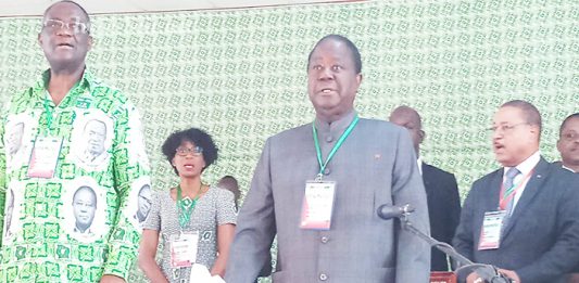 Henri Konan Bédié au bureau politique du PDCI à Daoukro lundi 8 octobre 2018