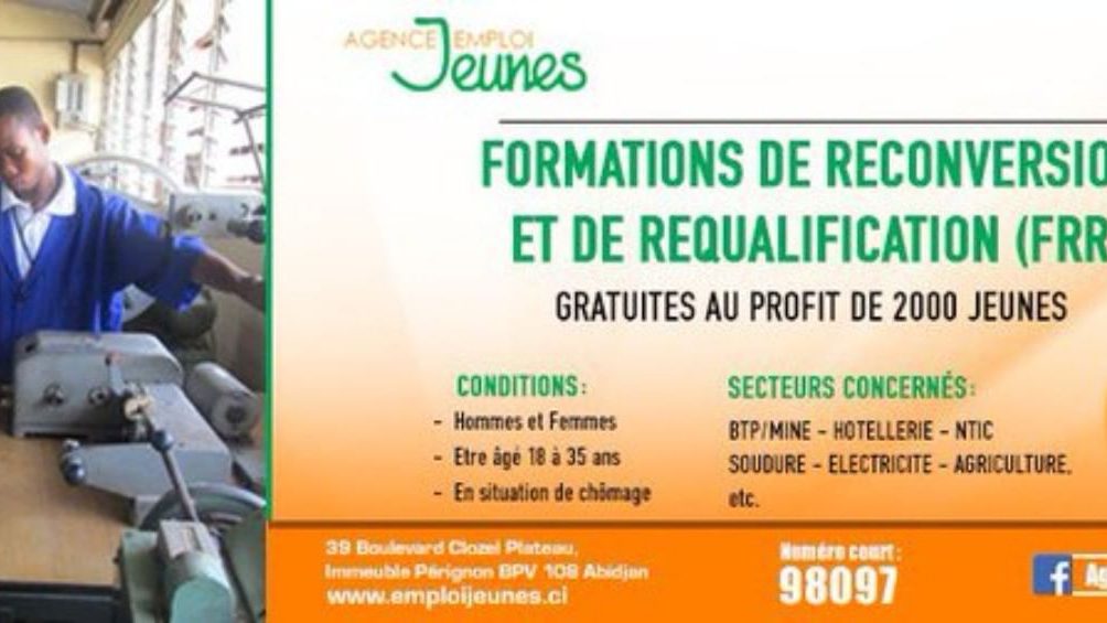 Cote D Ivoire Recrutement De 2 000 Jeunes Dans Le Cadre De Reconversion Et Requalification Frr 2019 Yeclo Com