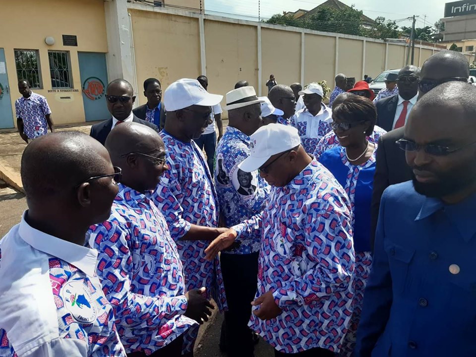 Meeting PDCI à Yamoussoukro: les images de l'arrivée de la délégation du FPI conduite par Assao Adou