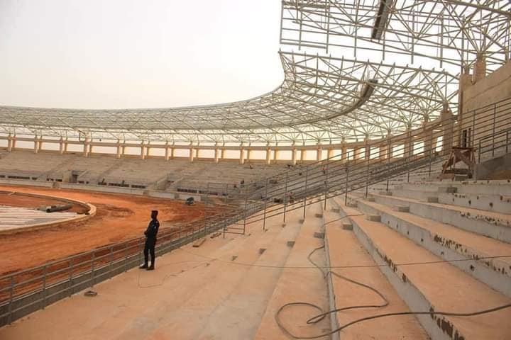 CAN 2023 : le stade de Korhogo en travaux