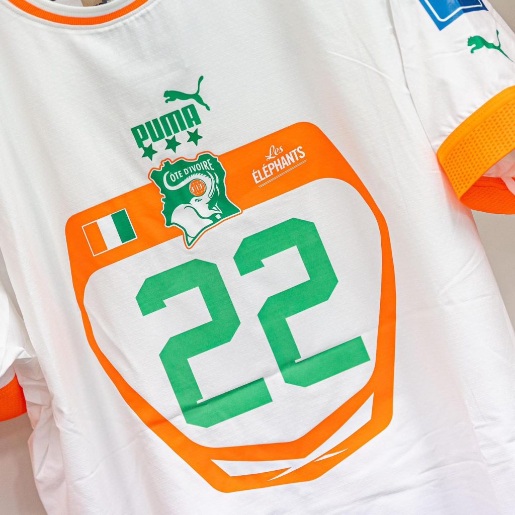 Vestiaire des Éléphants de Côte d'Ivoire avant le match contre le Kenya le 11 juin 2024