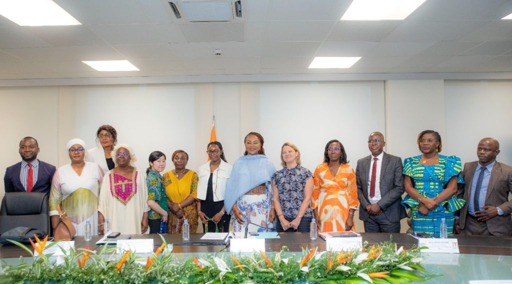 Rencontre la Ministre Nassénéba Touré et une délégation de l'Université Harvard le 2 juillet 2024